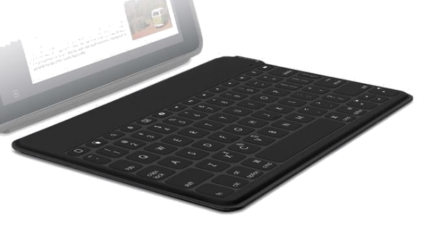 Logitech Wireless Keyboard Keys-To-Go Ultra-Portable for iPad UK/US QWERTY Black