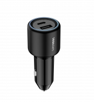 OPPO Car Charger USB-C and USB-A 80W SUPERVOOC Black