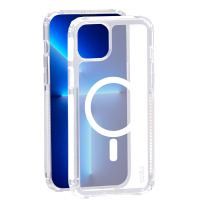 SoSkild iPhone 14 Plus Defend Case Magnetic Ring Transparant