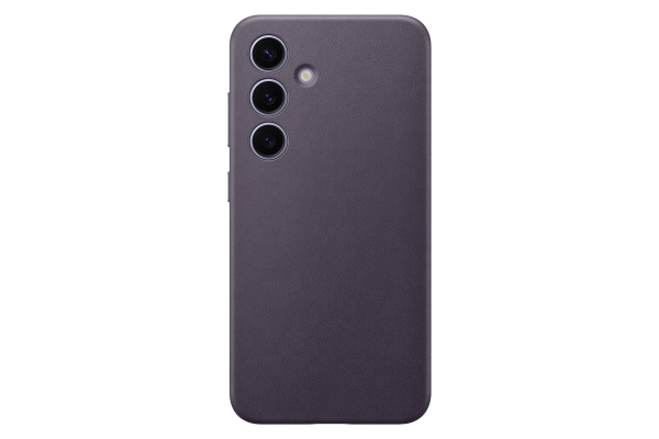 Samsung Galaxy S24 Vegan Leather Case Dark Violet
