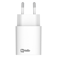 BeHello Charger USB-C PD 25W and USB-A White