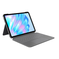 Logitech iPad Air 11Inch (M2) Combo Touch Keyboard Case UK Oxford Grey