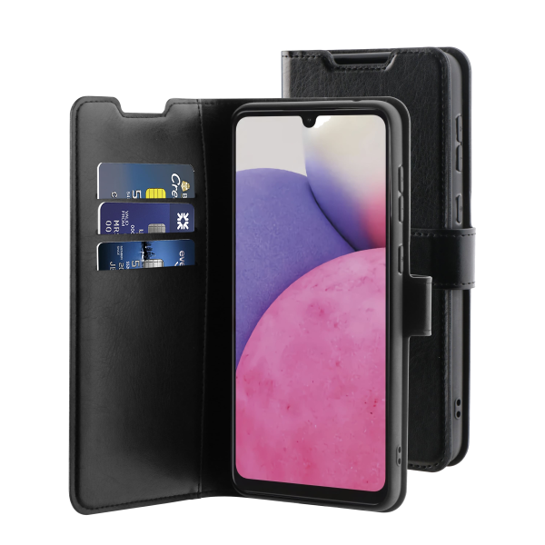 BeHello Samsung Galaxy A33 Gel Wallet Case Black