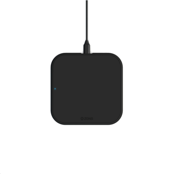 ZENS Wireless Single Charger 10W Black