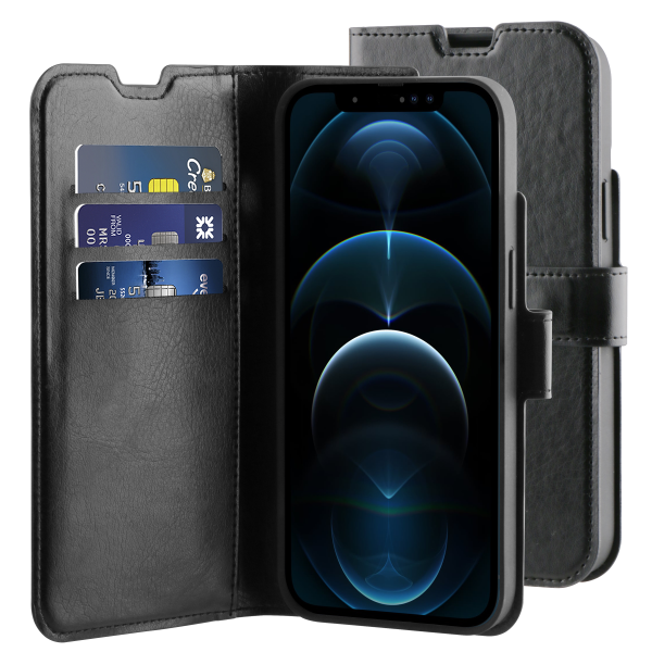 BeHello iPhone 13 Pro Gel Wallet Case Black