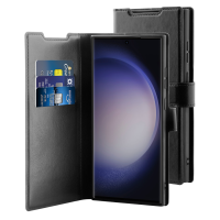 BeHello Samsung Galaxy S24 Ultra Gel Wallet Case Black
