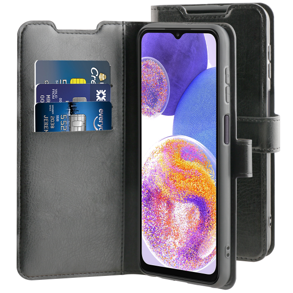 BeHello Samsung Galaxy A23 Gel Wallet Case ECO Black