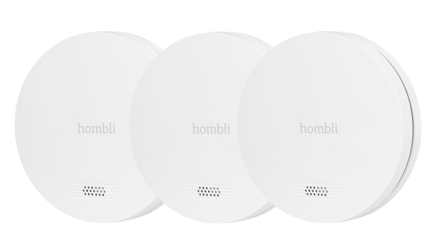 Hombli Smart Smoke Detector Promo Pack 2+1 White