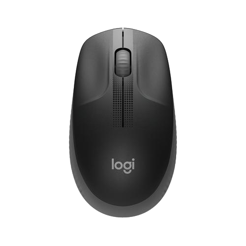 Logitech Mouse M190 Ambidextrous RF Wireless Optical 1000 DPI Black