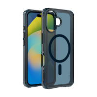 SoSkild iPhone 16 Defend Case Magnetic Ring Smokey Grey