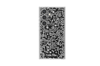 Samsung Galaxy S24 Galaxy S24 Ultra Keith Haring Mono Plate Black