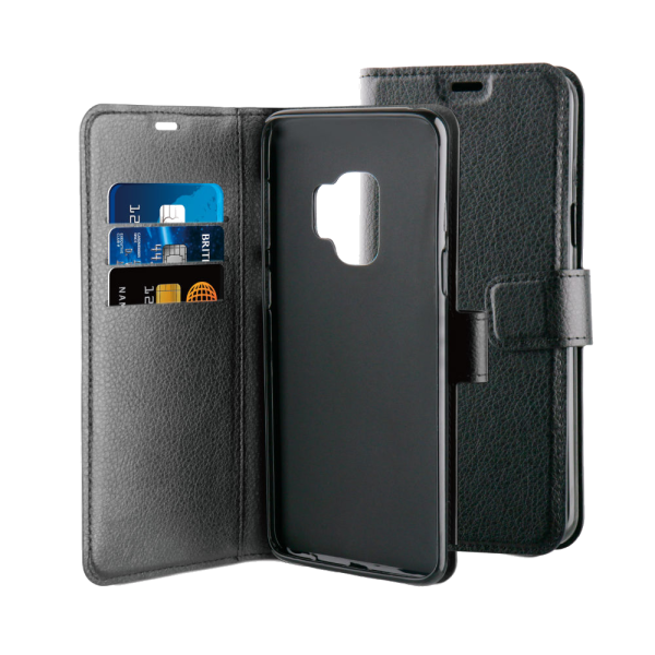 BeHello Samsung Galaxy S9 Gel Wallet Case Black