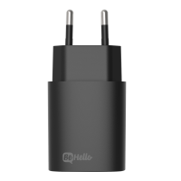 BeHello Charger USB-C PD 25W and USB-A Black