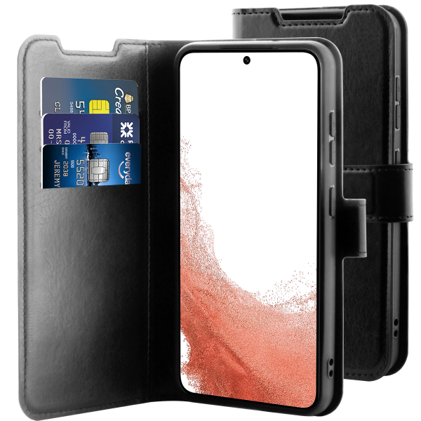 BeHello Samsung Galaxy S23+ Gel Wallet Case Black