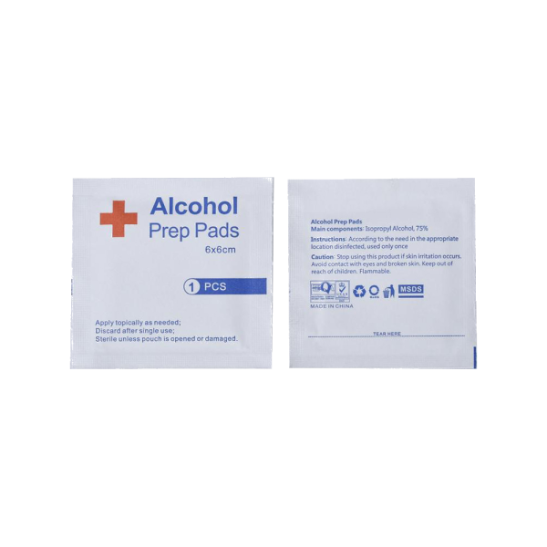 Alcohol Wipes 70-75 procent - 6x6 cm - 100 pcs