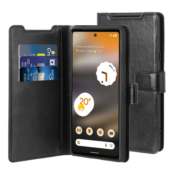 BeHello Google Pixel 7A Gel Wallet Case Black