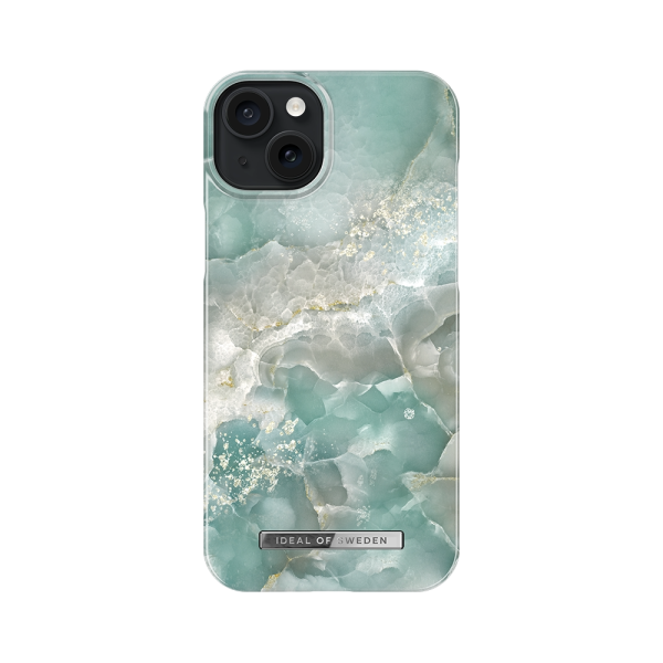 iDeal of Sweden iPhone 15 Fashion Back Case Azura Marble