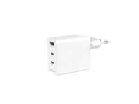 BeHello Charger 65W PD 3-Port 2x USB-C USB-A White