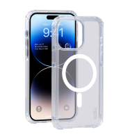 SoSkild iPhone 15 Pro Max Defend Case Magnetic Ring ECO Transparant