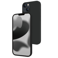 BeHello iPhone 14 Plus Soft Touch Case Magnetic Ring Black