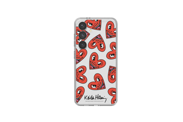 Samsung Galaxy S24+ Keith Haring Heart Plate Red