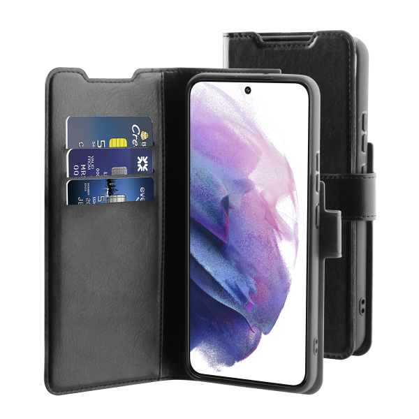 BeHello Samsung Galaxy S22+ Gel Wallet Case Black