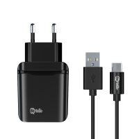 BeHello Charger QC 3.0 Plus USB-C Cable Black