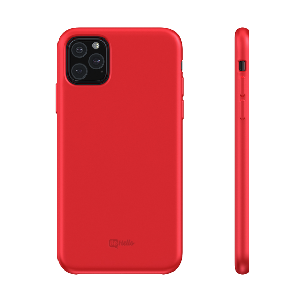 BeHello iPhone 11 Pro Max Liquid Silicone Case Red