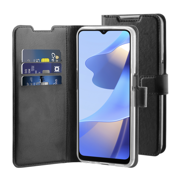 BeHello Oppo A54s Gel Wallet Case Black