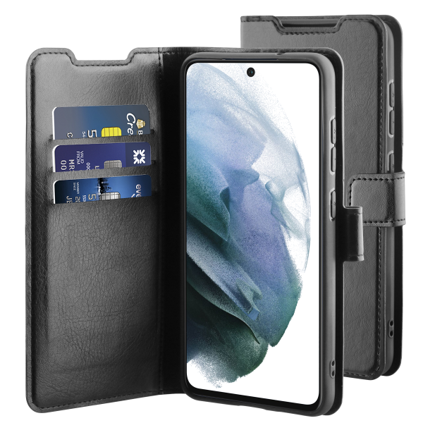 BeHello Samsung Galaxy S21 FE Gel Wallet Case Black