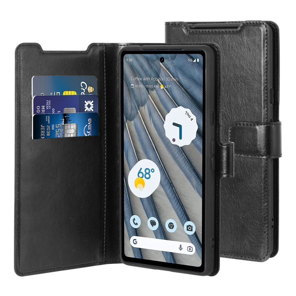 BeHello Google Pixel 8 Gel Wallet Case ECO Black