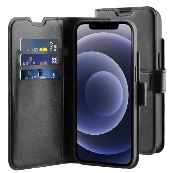 BeHello iPhone 13 mini Gel Wallet Case Black