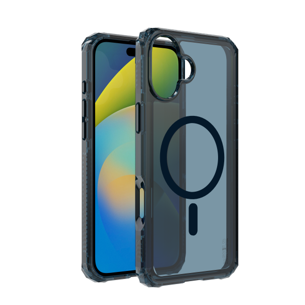 SoSkild iPhone 16 Plus Defend Case Magnetic Ring Smokey Grey