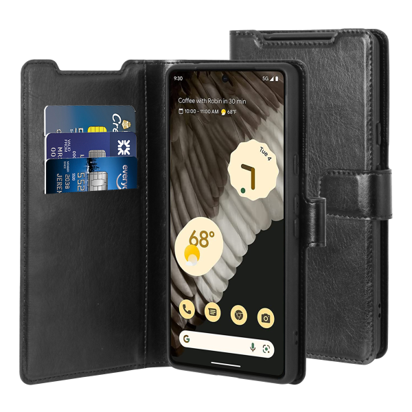 BeHello Google Pixel 8 Pro Gel Wallet Case ECO Black