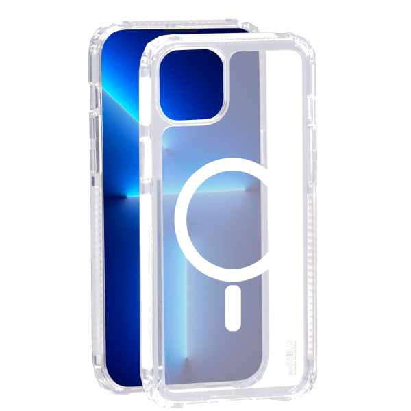SoSkild iPhone 14 Plus Defend Case Magnetic Ring Transparant