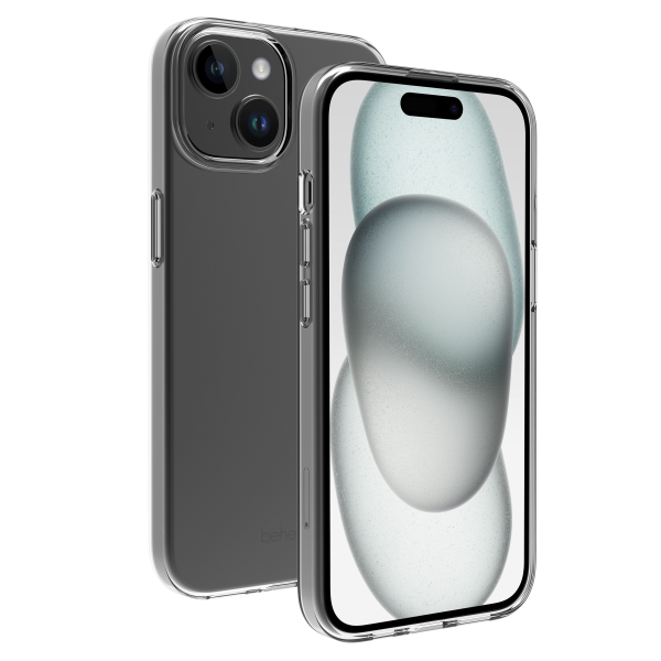 BeHello iPhone 15 Thin Gel Case ECO Transparant