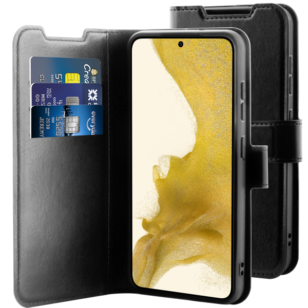 BeHello Samsung Galaxy S24 Gel Wallet Case Black