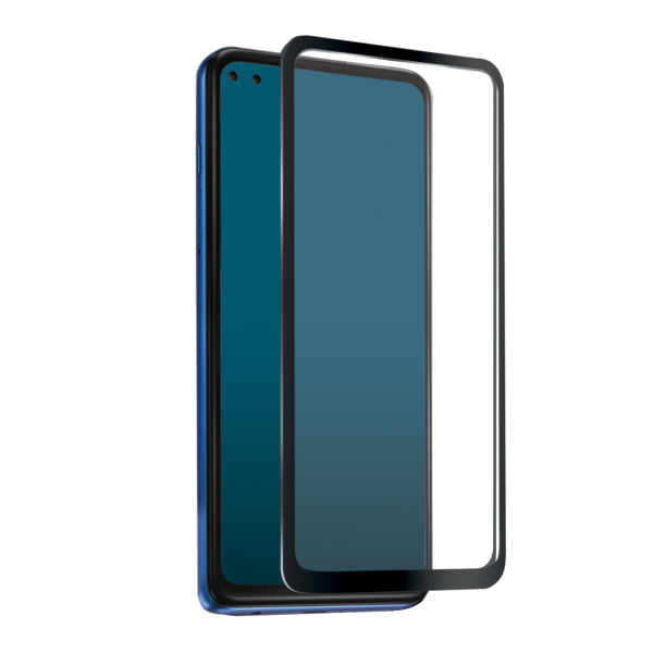 SBS Motorola Moto G9 Plus Full Cover High Impact Glass Screen Black