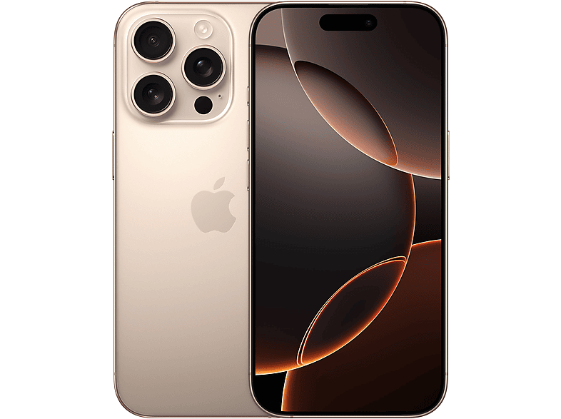 APPLE iPhone 16 Pro 256 GB, Titan Wüstensand, Dual SIM