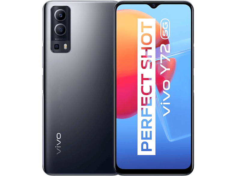VIVO Y72 5G 128GB, Graphite Black 128 GB, Black, Dual SIM