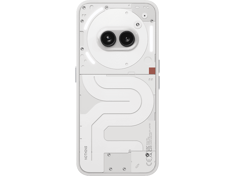 NOTHING Phone (2a) 128 GB, Weiß, Dual SIM