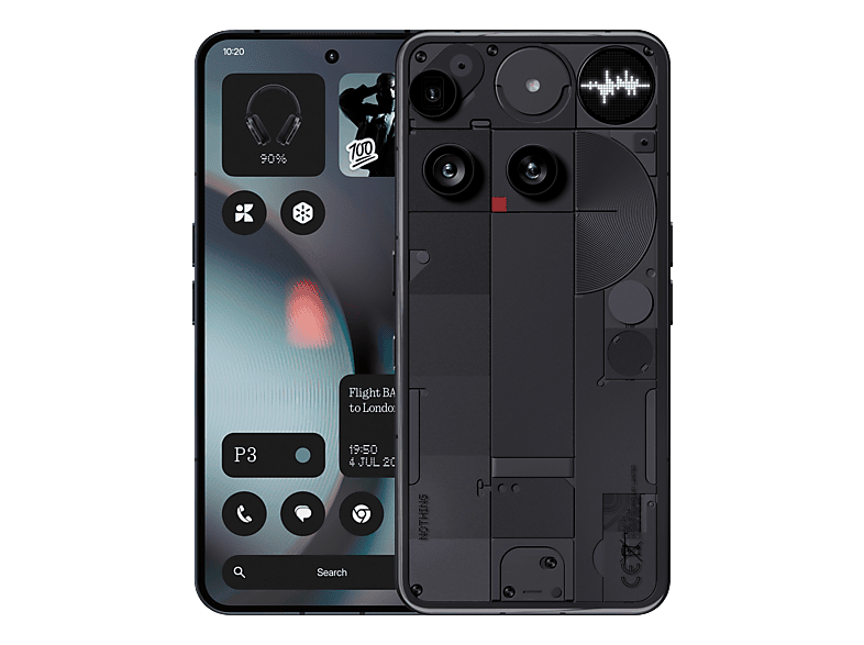 NOTHING Phone (3) 512 GB, Schwarz, Dual SIM