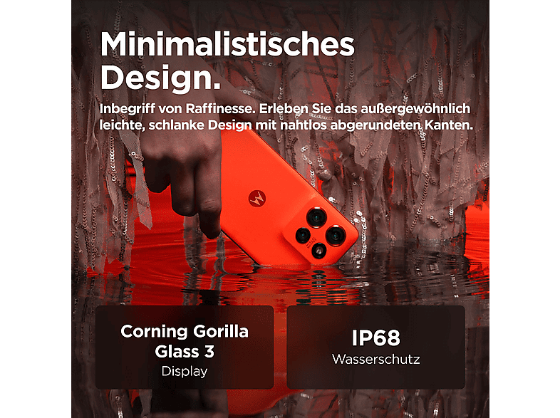 MOTOROLA edge 50 NEO 512 GB, Pantone Poinciana, Dual SIM