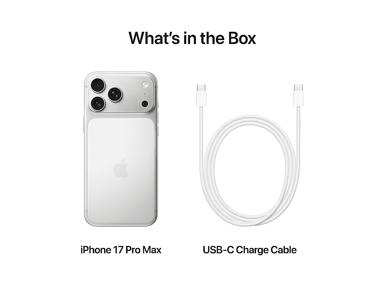 APPLE iPhone 17 Pro Max 256 GB, Silver, Dual SIM
