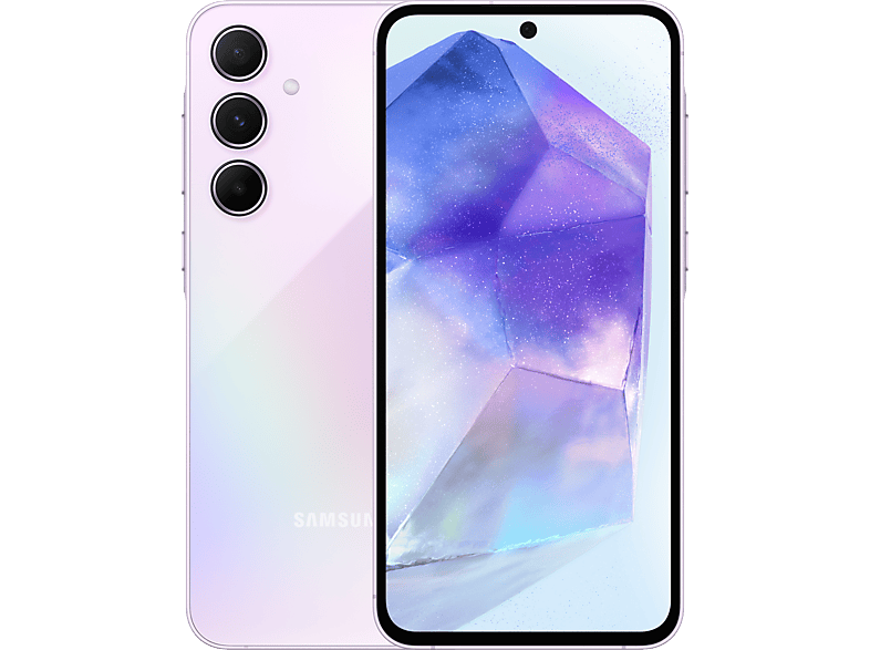 SAMSUNG Galaxy A55 5G 128 GB, Awesome Lilac, Dual SIM