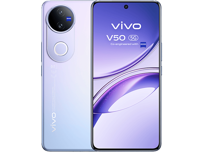 VIVO V50 5G 512 GB, Mist Purple, Dual SIM