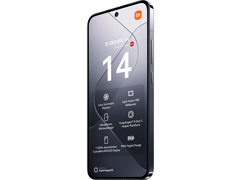 XIAOMI 14 512 GB, Black, Dual SIM