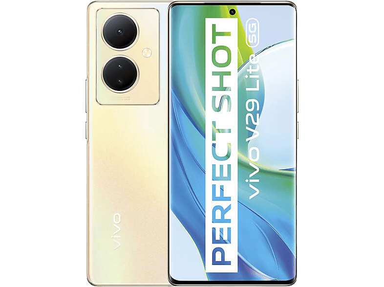 VIVO V29 Lite 5G 128 GB, Dreamy Gold, Dual SIM