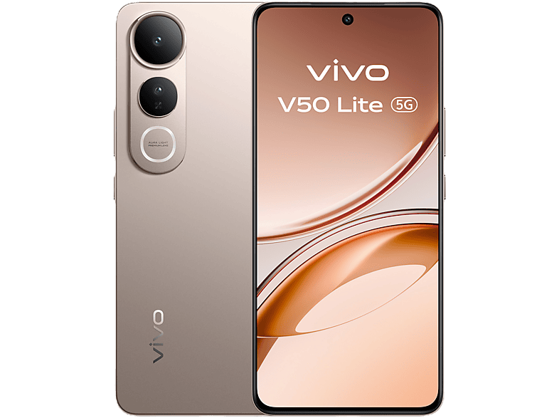 VIVO V50 Lite 5G 256 GB, Gold, Dual SIM