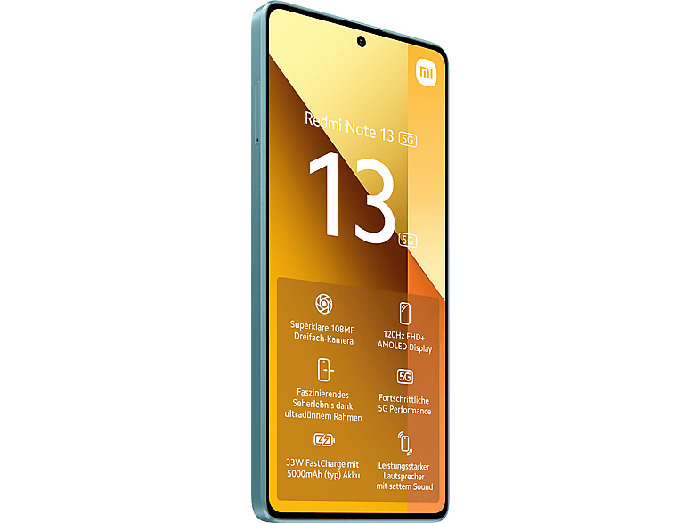 XIAOMI Redmi Note 13 5G 128 GB, Ocean Teal, Dual SIM